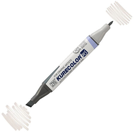 Supertrend Kurecolor Twin S Grafik Çizim Marker Kalemi 831 Gray Tint