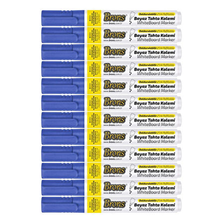Supertrend Doldurulabilir Tahta Kalemi Mavi 12'li Kutu