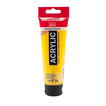 Supertrend Amsterdam Akrilik Boya 120 ml. 269 Azo Yellow Medium