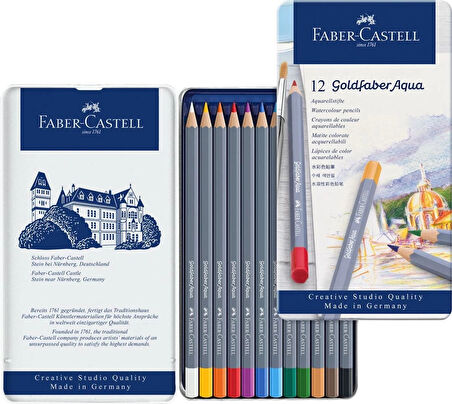 Supertrend Goldfaber Aquarell Boya Kalemi Seti 12 Renk