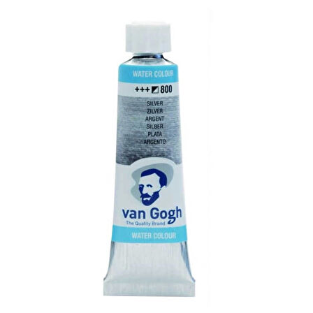 Supertrend Van Gogh 10 ml. Tüp Sulu Boya 800 Silver