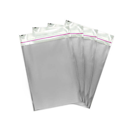 Gümüş Metalize Poşet 17x25