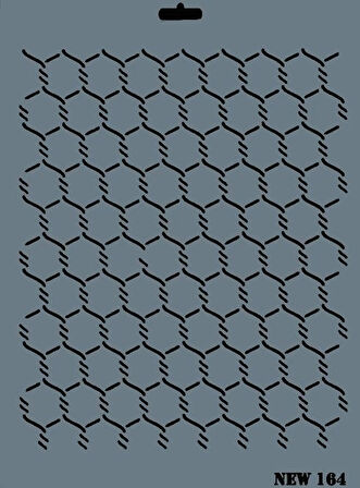 Supertrend Stencil Boyama Şablonu 25x35 cm. NEW-164