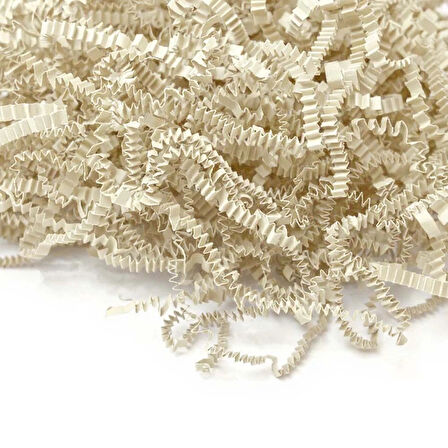 Zigzag Kırpık Kağıt 250gr -Krem-