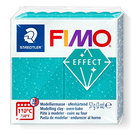 Supertrend Fimo Effect Polimer Kil 392 Galaxy Turquoise