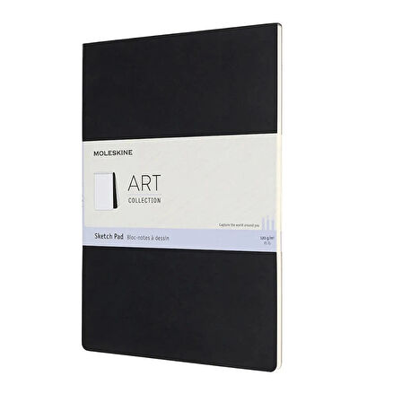 Supertrend Art Sketchbook Yumuşak Kapak Eskiz Çizim Defteri 21x30 cm. 120 gr. 48 Sayfa Siyah