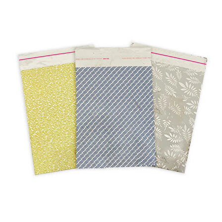 Desenli Metalize Poşet 20x25