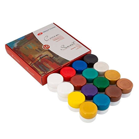 Supertrend Sonnet Guaj Boya Seti 16 Renk x 20 ml.