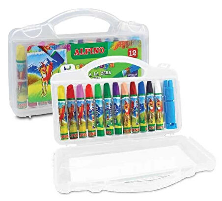 Supertrend Yağlı Pastel Boya 12 Renk Plastik Çantalı