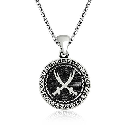 Supertrend ​gümüş Zülfikar Kılıcı Desenli Kolye