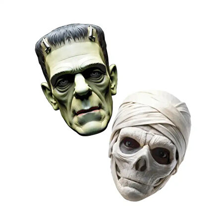 Halloween Maske Seti 2'li - No:3
