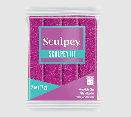 Supertrend III Polimer Kil 562 Violet Glitter (Simli)