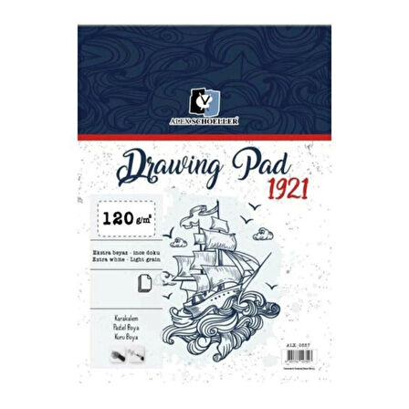 Supertrend Drawing Pad Spiralli Eskiz Çizim Defteri 120 gr. A5 50 yp.