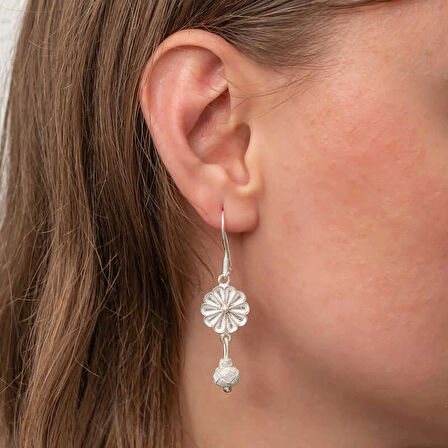 Supertrend ​gümüş Sallantılı Trabzon Kazaz Kadın Küpe