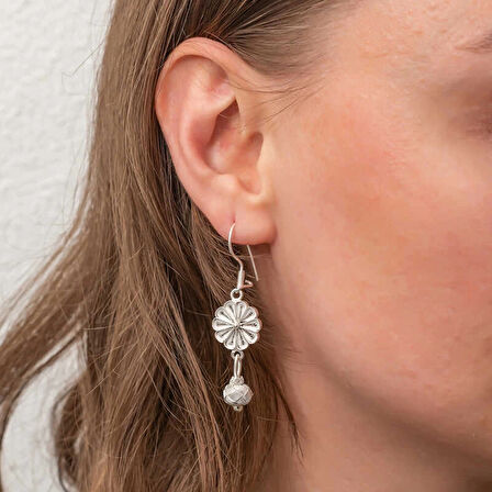 Supertrend ​gümüş Sallantılı Trabzon Kazaz Kadın Küpe