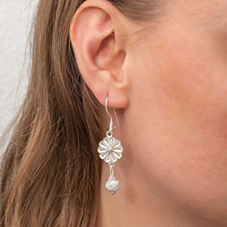 Supertrend ​gümüş Sallantılı Trabzon Kazaz Kadın Küpe