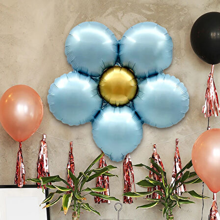 18" Retro Renk Papatya Folyo Balon