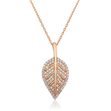 Supertrend Gümüş Yaprak Kadın Kolye