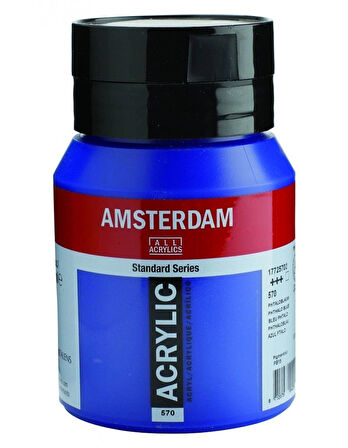 Supertrend Amsterdam Akrilik Boya 500 ml. 570 Phthalo Blue