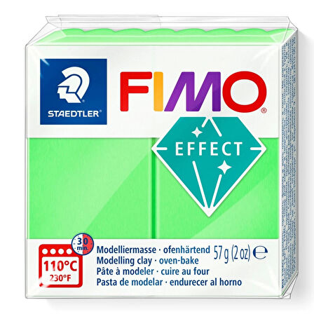Supertrend Fimo Effect Polimer Kil 501 Neon Green