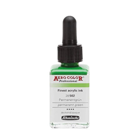 Supertrend Aero Color Akrilik Mürekkep 28 ml. 502 Permanent Green