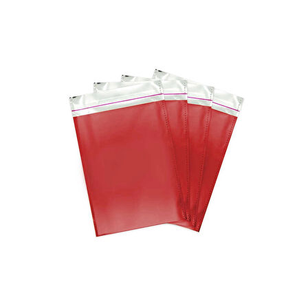 Kırmızı Metalize Poşet 11x12