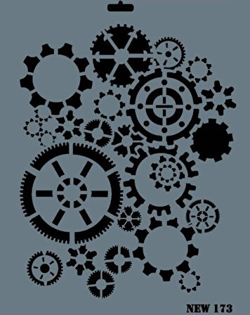 Supertrend Stencil Boyama Şablonu 25x35 cm. NEW-173