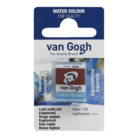Supertrend Van Gogh 1/2 Tablet Sulu Boya 339 Light Oxide Red
