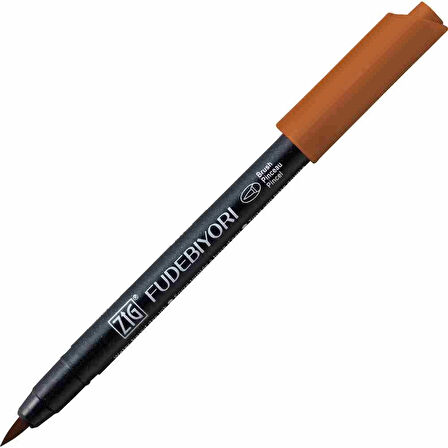 Supertrend Fudebiyori Brush Pen Fırça Uçlu Kalem 602 REDDISH BROWN