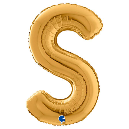 S Harf Supertrend Altın Folyo Balon 26"