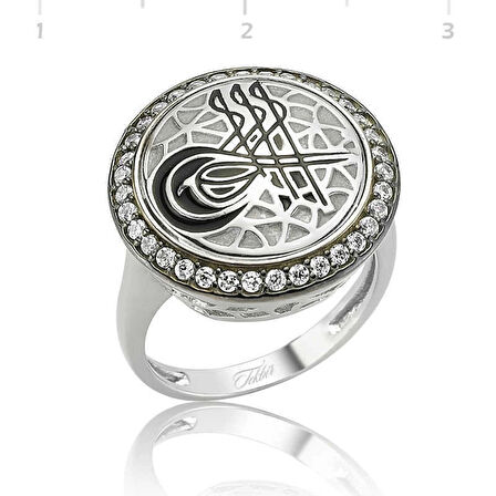 Supertrend Gümüş Tuğralı Kadın Yüzük