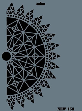 Supertrend Stencil Boyama Şablonu 25x35 cm. NEW-158