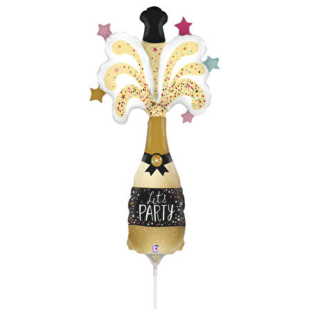 Party Champagne Mini Supertrend Folyo Balon 14"