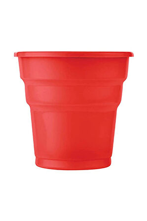 Supertrend Plastik Meşrubat Bardağı Kırmızı 180cc-7oz 25li