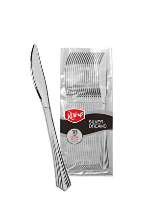 Supertrend Metal Görünümlü Plastik Bıçak 18li