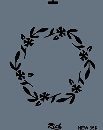 Supertrend Stencil Boyama Şablonu 25x35 cm. NEW-356