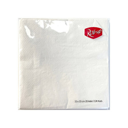 Supertrend Kağıt Peçete Beyaz 33 x 33cm 20li
