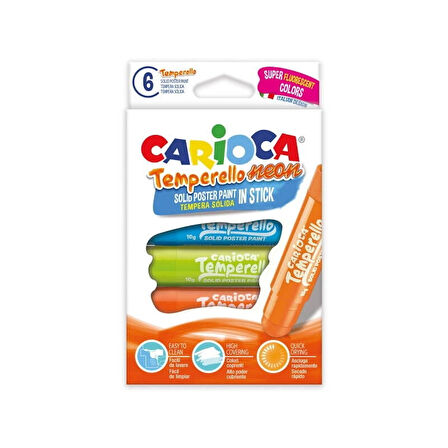 Supertrend Temperello Stick Poster Boyama Kalemi Fosforlu 6 Renk