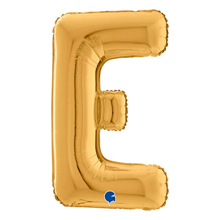 E Harf Supertrend Altın Folyo Balon 26"