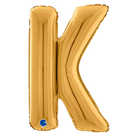 K Harf Supertrend Altın Folyo Balon 26"