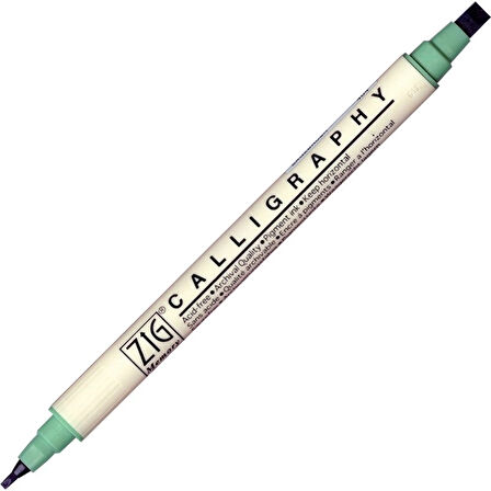 Supertrend Calligraphy Çift Uçlu Kaligrafi Kalemi 2 mm. + 5 mm. 404 Sage Brush