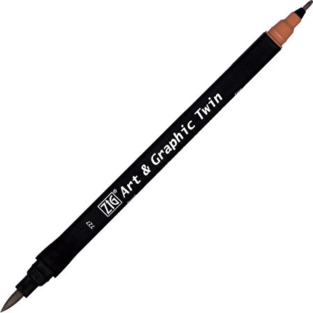 Supertrend Art & Graphic Twin Marker Çizim Kalemi 727 Mahogany