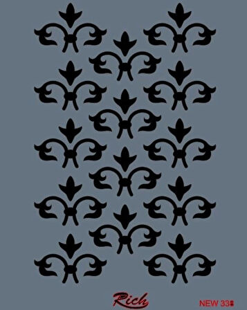 Supertrend Stencil Boyama Şablonu 25x35 cm. NEW-338