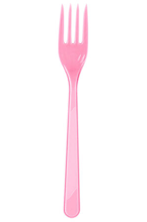 Supertrend Plastik Çatal Pembe 25li