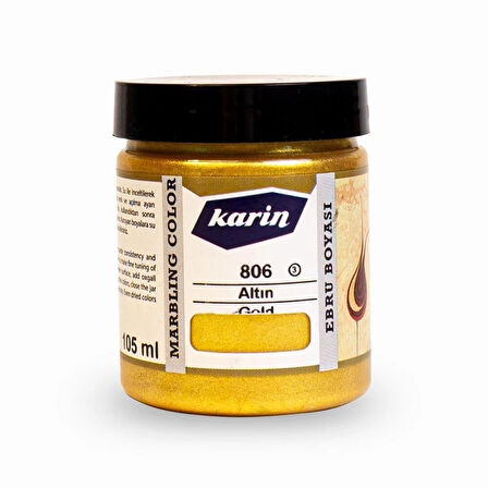 Supertrend Ebru Boyası 105 ml. 806 Altın