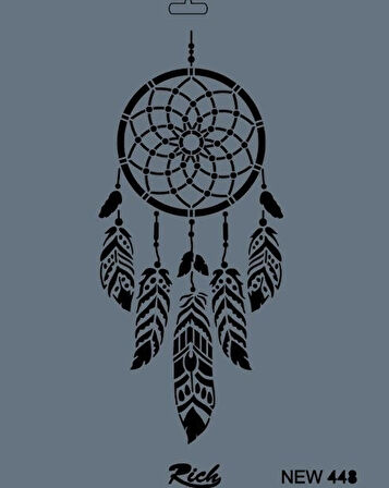 Supertrend Stencil Boyama Şablonu 25x35 cm. NEW-448