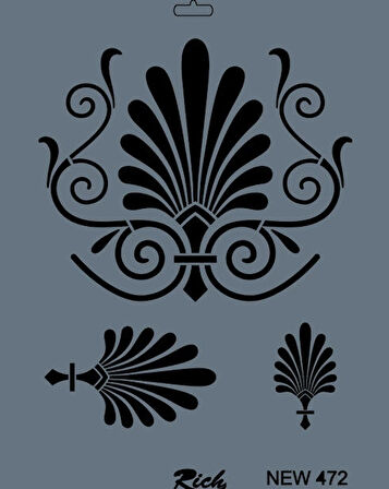 Supertrend Stencil Boyama Şablonu 25x35 cm. NEW-472