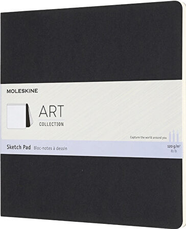 Supertrend Art Sketchbook Yumuşak Kapak Eskiz Çizim Defteri 19x19 cm. 120 gr. 48 Sayfa Siyah