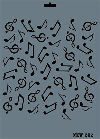 Supertrend Stencil Boyama Şablonu 25x35 cm. NEW-262