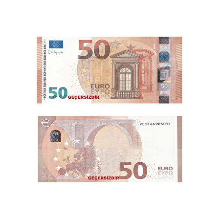 Oyuncak Kağıt Para 50 Euro